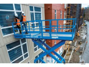 In Stock Now! Genie GS-4390 Rough Terrain Scissor Lifts — view 1