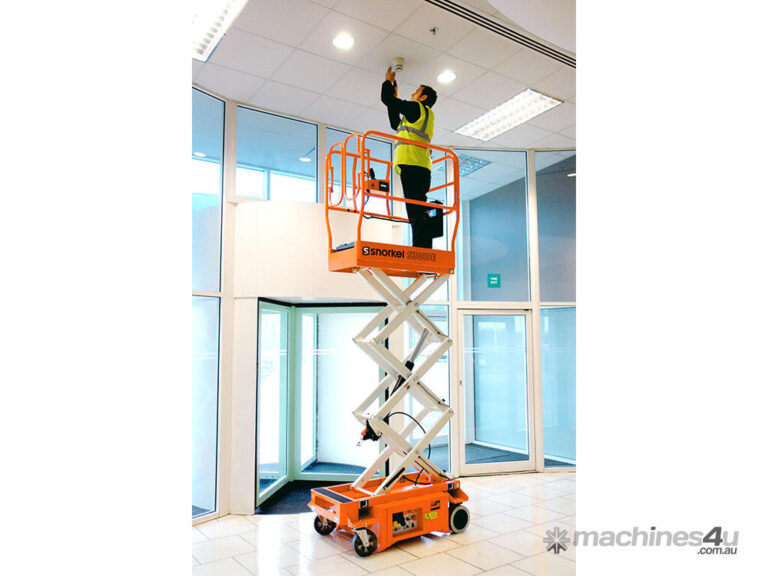 Snorkel S3010E Mini Scissor lift, Perfect for Working in Confined Spaces!