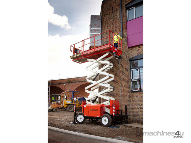Snorkel S3370RT Compact Rough Terrain Scissor Lift, Excellent 4WD Performance!