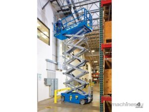 Genie GS-4046 40ft Electric Drive Slab Scissor Lift, Unmatched Performance and Runtime! — view 4