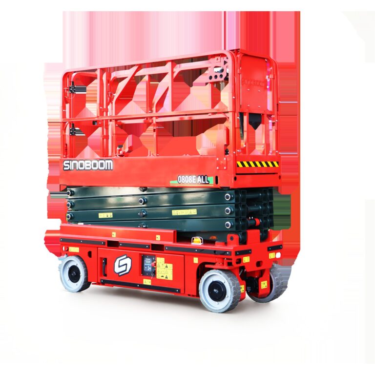 0808E Sinoboom 26ft Narrow Scissor New Stock Available! Plus 2 Years Parts & Labour Warranty!