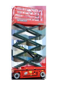 0808E Sinoboom 26ft Narrow Scissor New Stock Available! Plus 2 Years Parts & Labour Warranty!